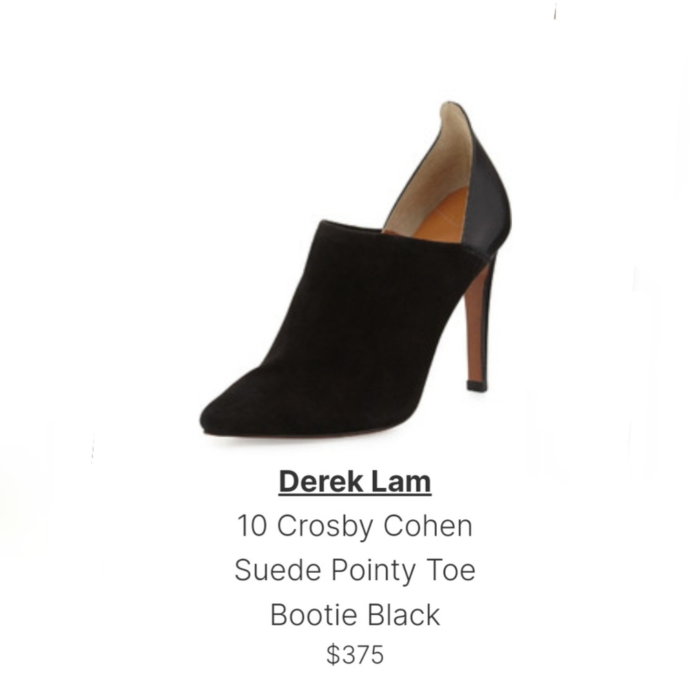Derek Lam 10 Crosby Pointed Toe Cohen Ankle Bootie Size 9